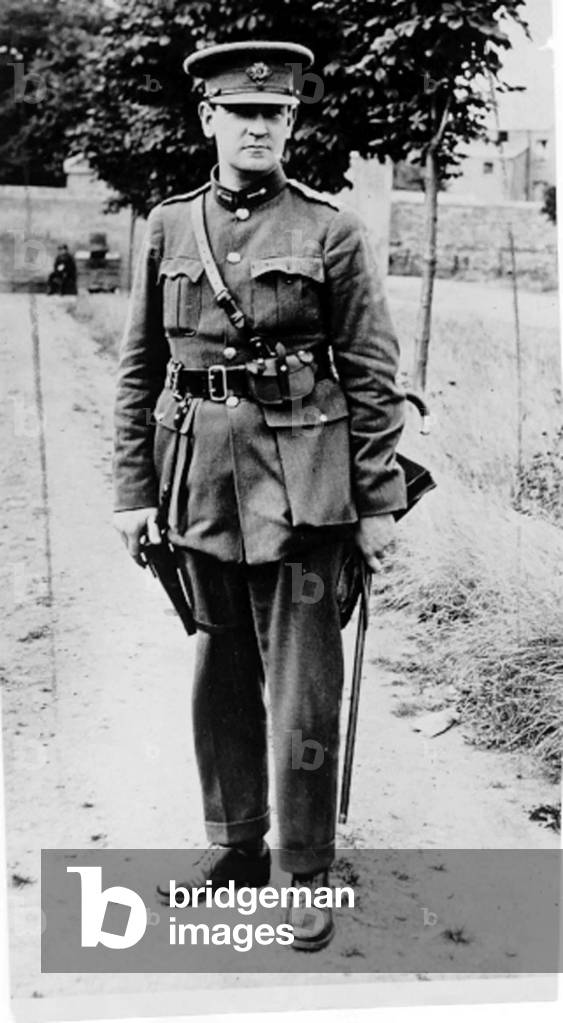 MICHAEL COLLINS- Portrait of the Commander-in-Chief of the Irish National Forces.