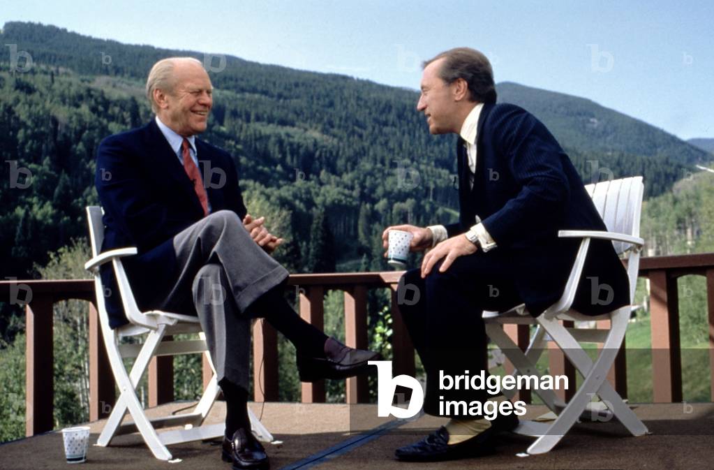 President Gerald Ford, David Frost, 1989