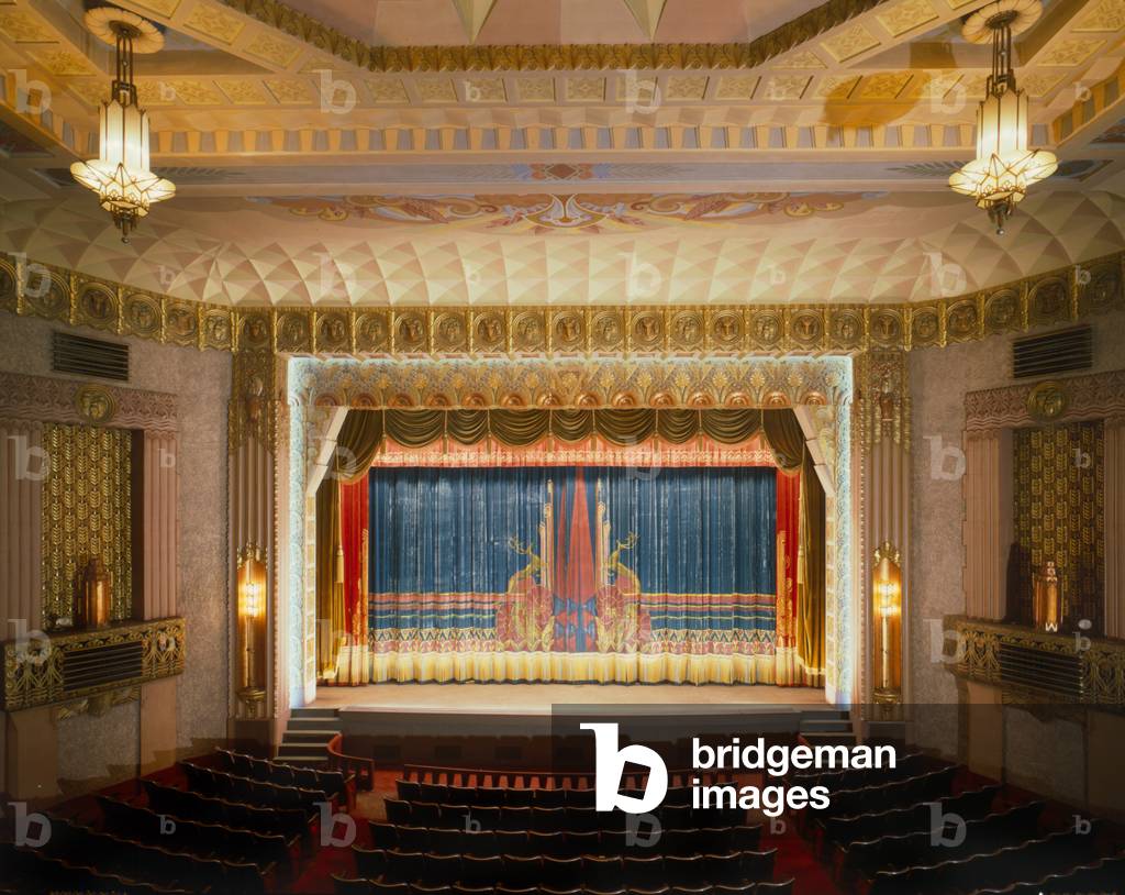 Movie Theaters, The Washoe Theater, auditorium, constructed in 1931, 305 Main Street, Anaconda, Montana, c.1994