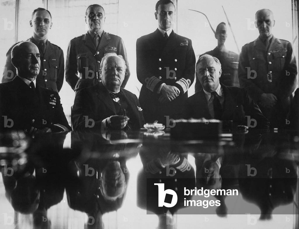 WW2 Allies at the Casablanca Conference. Jan. 14-24, 1943