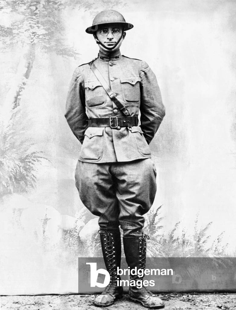 Future President Harry Truman as an infantryman in World War I. c. 1917