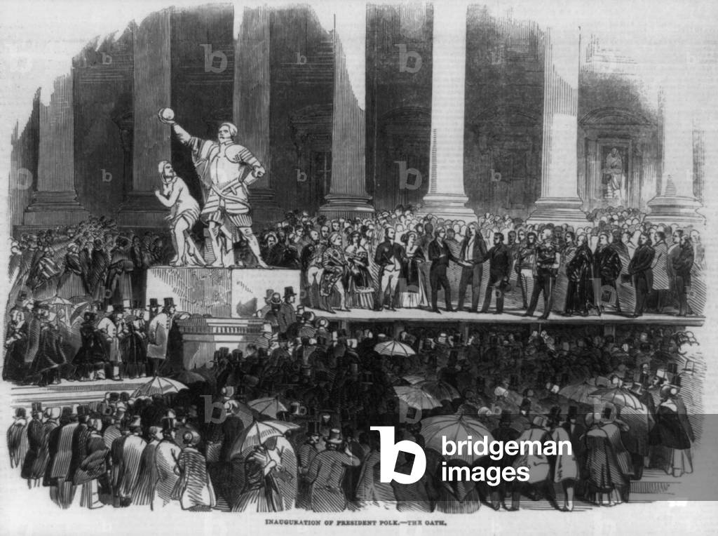 Inauguration of President James K. Polk, 1845