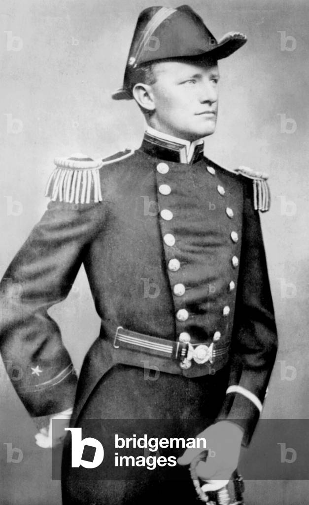 Midshipman Chester Nimitz, eventually Fleet Admiral, early in his career, c. 1901