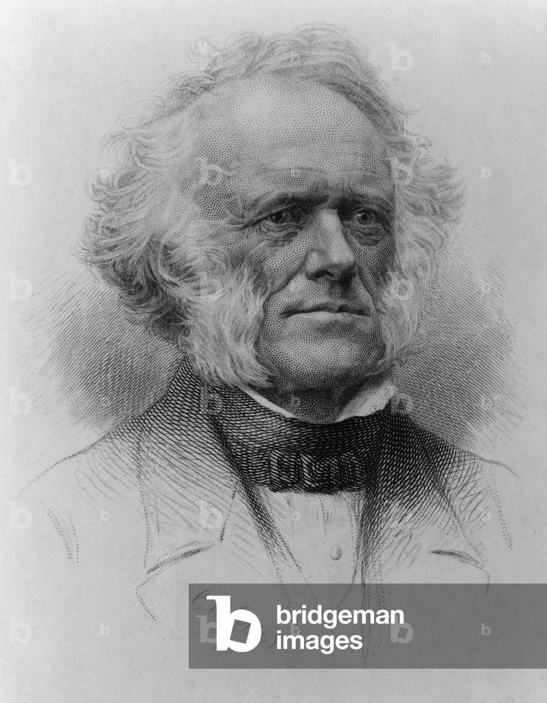 Sir Charles Lyell (1797-1875), Scottish geologist published PRINCIPLES OF GEOLOGY in 1830, and established the Earth's surface was produced over long periods of geological time, countering the popular assumption of Biblical creation concepts