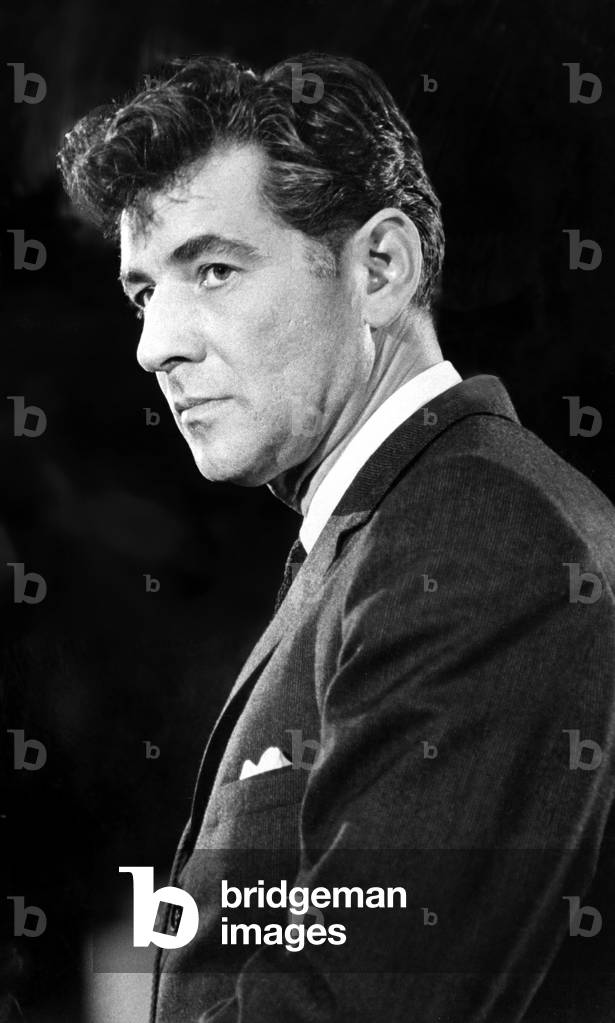 Leonard Bernstein (1918-1990) American composer & conductor, 1958