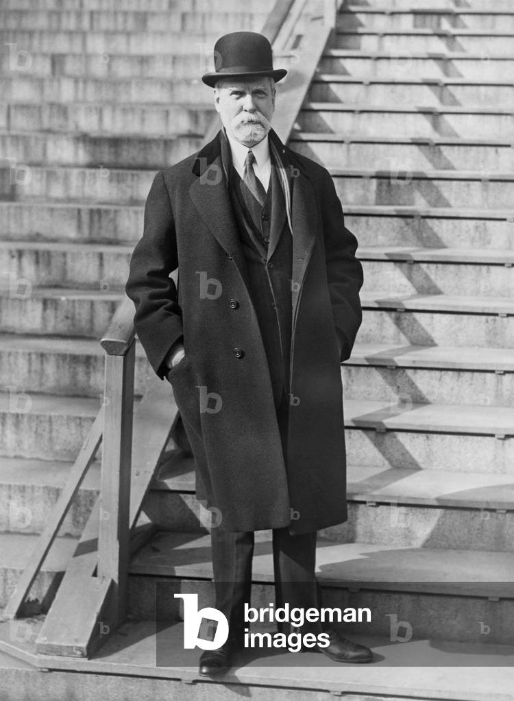 Charles Evans Hughes (1862-1948), the newly appointed Chief Justice of the U.S. Supreme Court justice in 1930. He would lead the opposition to FDR's New Deal scheme to pack the Supreme Court in the 1930's