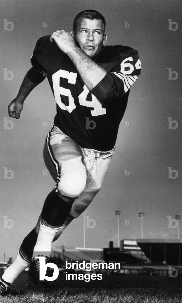Football player, Jerry Kramer, c. 1960's.