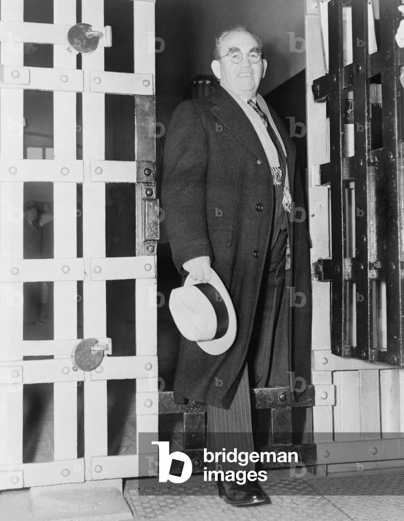 Tom Mooney a socialist labor leader stepped out of San Quentin prison on January 7 1939 after serving 22 years for a bombing conviction based on admitted perjury. The perjurers confessed soon after Mooney's conviction but all officials ignored incl