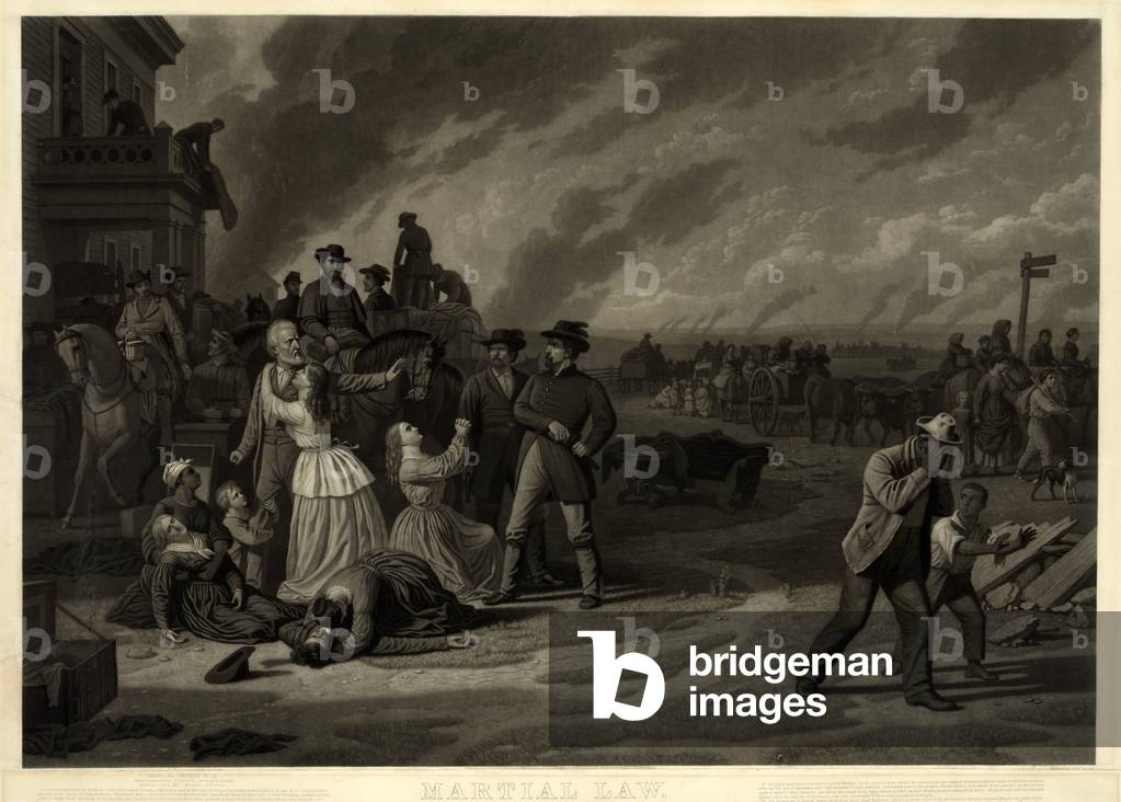 The Civil War, Martial Law. The evacuation of border counties in Missouri in retaliation for the border raids by Confederate irregulars