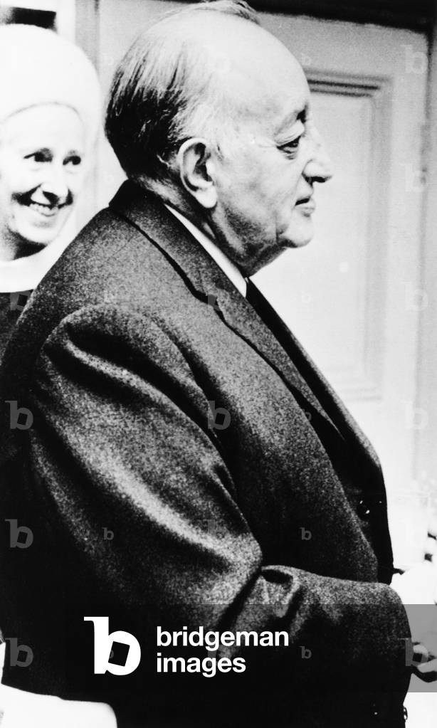 Guatemalan poet Miguel Angel Asturia, winner of the 1967 Nobel Prize for Literature. One of Asturias' most famous novels, 'El Senor Presidente', describes life under a ruthless dictator