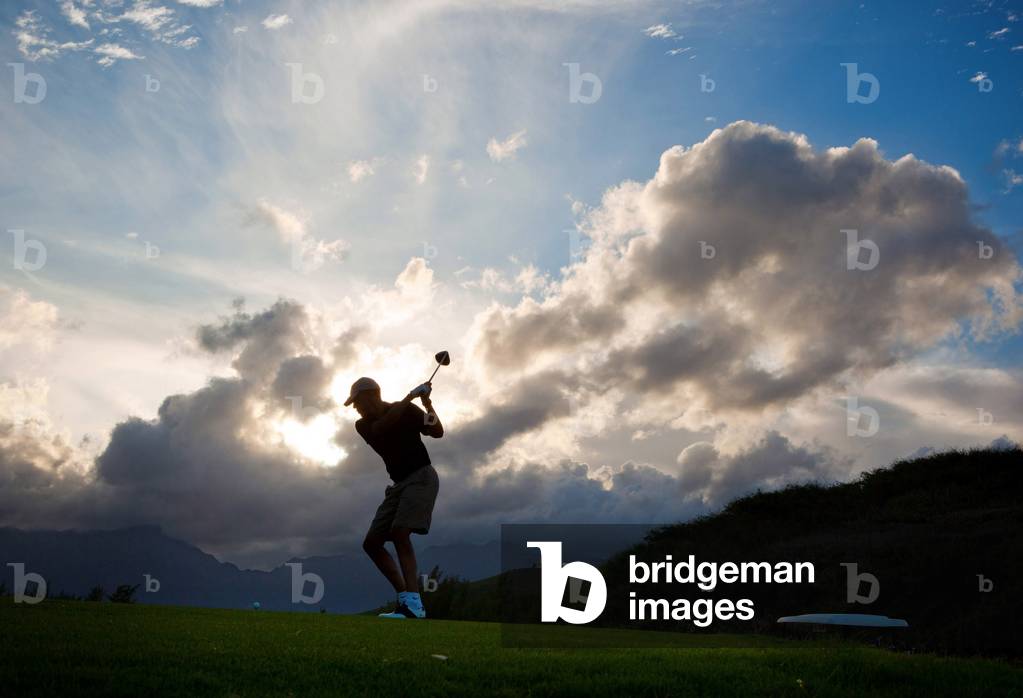 President Barack Obama plays golf at the Kaneohe Klipper Marine Golf Course in Oahu Hawaii Dec. 26 2010.,