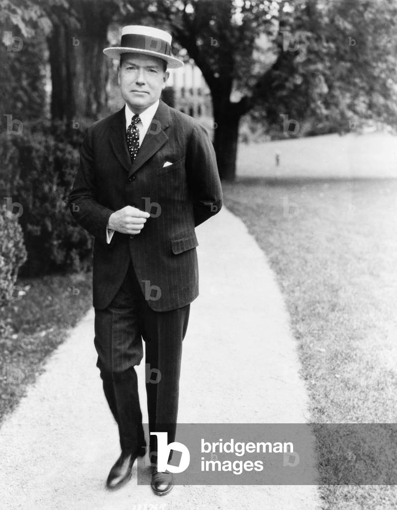 John D. Rockefeller, Jr. at Hot Springs, 1925 (photo)