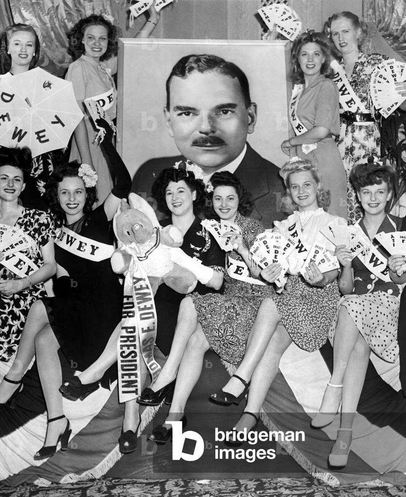 Thomas E. Dewey supporters at the 1944 Republican National Convention, Chicago, 1944