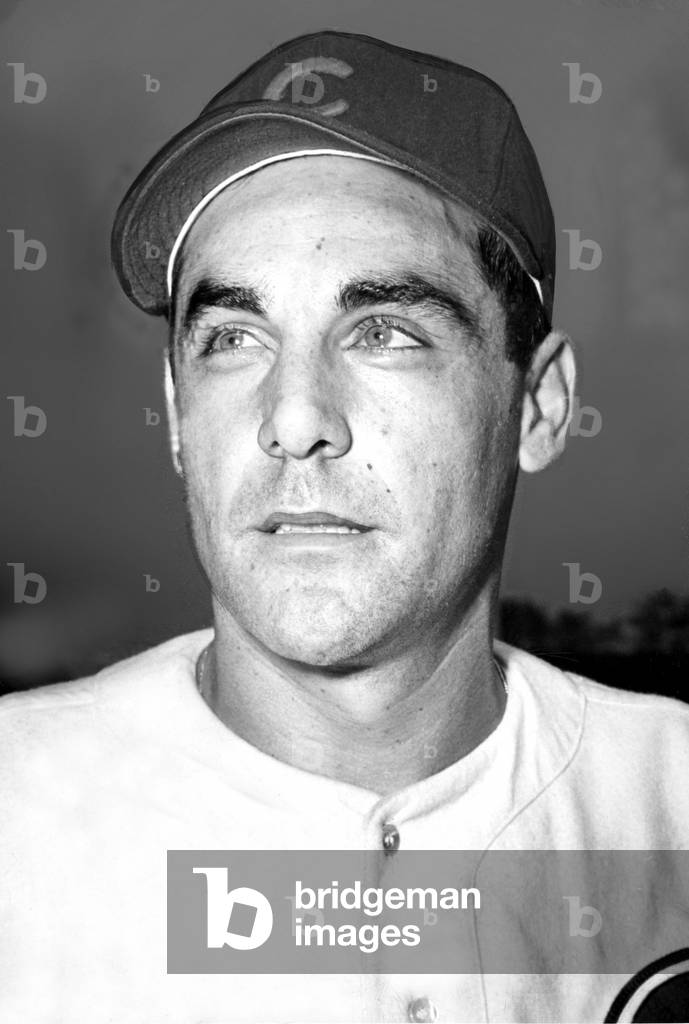 Phil Cavarretta, Lefty First baseman for Chicago Cubs. 10/4/45 NL Most Valuable Player