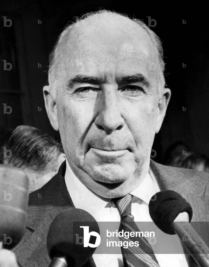 Former Attorney General John Mitchell, Pensacola, Florida, 1973.