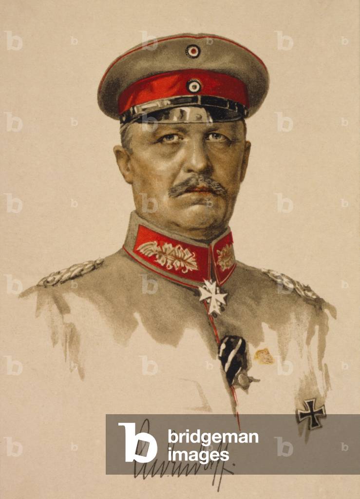 German General, Erich Ludendorff. The Prussian general led German victories at Tannenberg and the Masurian Lakes. In 1916 Ludendorff replaced Erich von Falkenhayn as Germany's Chief of the General Staff for the remainder of the war. c. 1916
