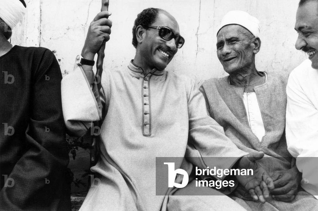 SADAT: ACTION BIOGRAPHY, Egyptian President Anwar Sadat (sunglasses), December 19, 1974