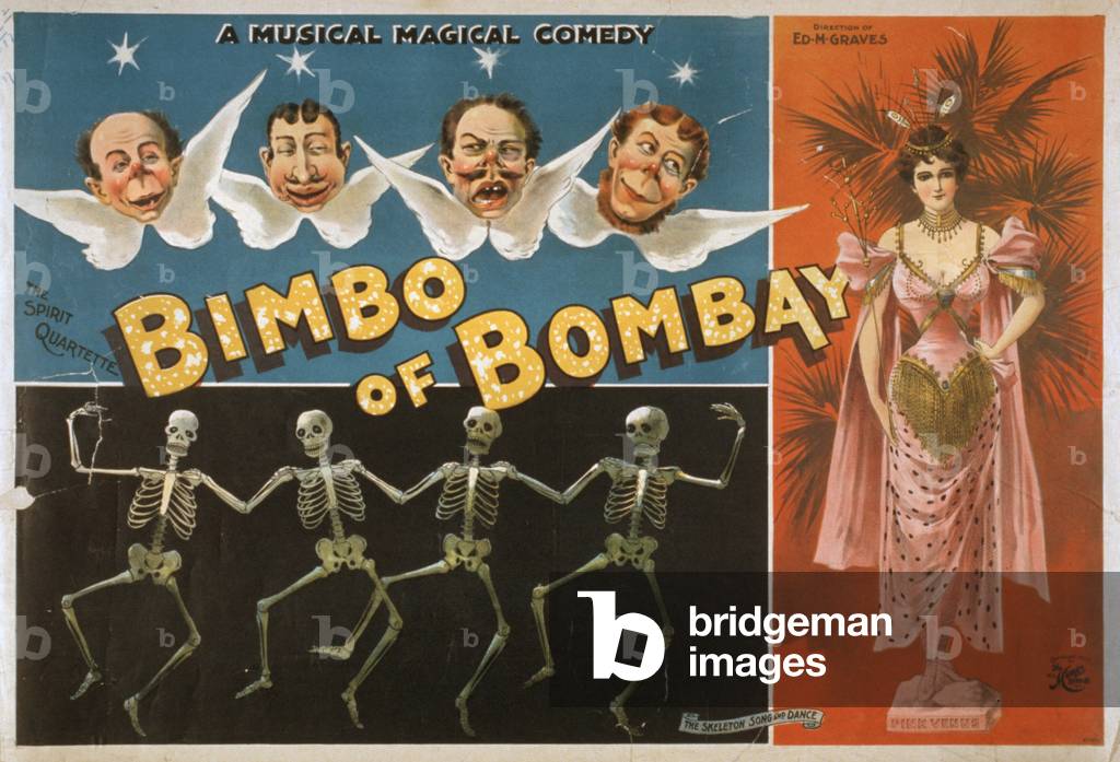 Bimbo of Bombay, A musical magical comedy, c.1897 (poster)