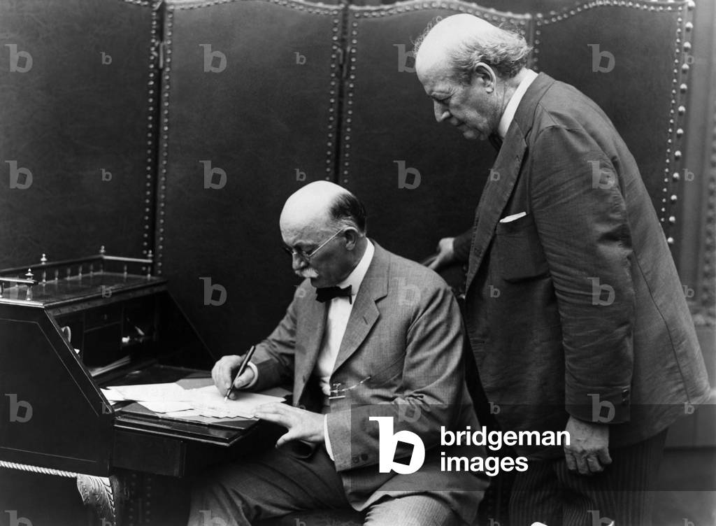 William Jennings Bryan (right), and his brother, Charles W. Bryan, Governor of Nebraska, c.1924