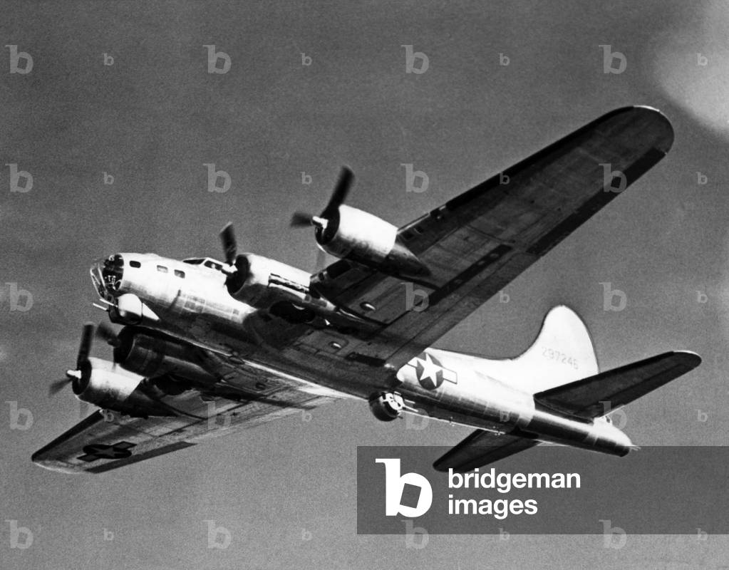 Boeing B-17 Flying Fortress, used against the Germans during World War II, March 1944