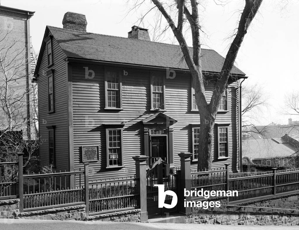 The American Revolution. Stephen Hopkins House, Providence, RI. Built c. 1708, photo 1958