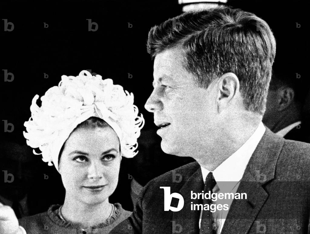 Princess Grace of Monaco and President John F. Kennedy, White House, 1961 (photo)
