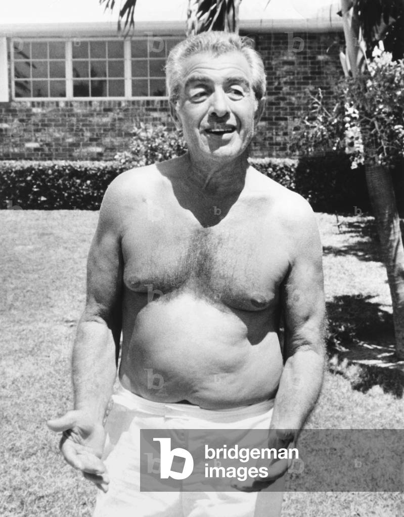 Anthony (Tony Pro) Provenzano told newsmen he was not a Mafia figure but he was a truck driver. He was outside his luxurious home on the Intercostal waterway in Florida. August 5, 1975. Provenzano, a member of the Genovese crime family, was a VP of a Teamsters Union local in Union City, New Jersey