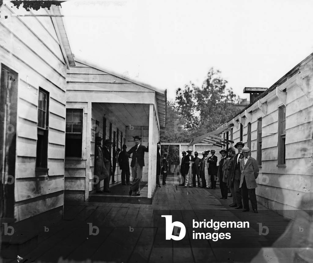 The Civil War, Sanitary Commission lodge, Washington DC, photograph by James B. Gardner, May, April, 1865