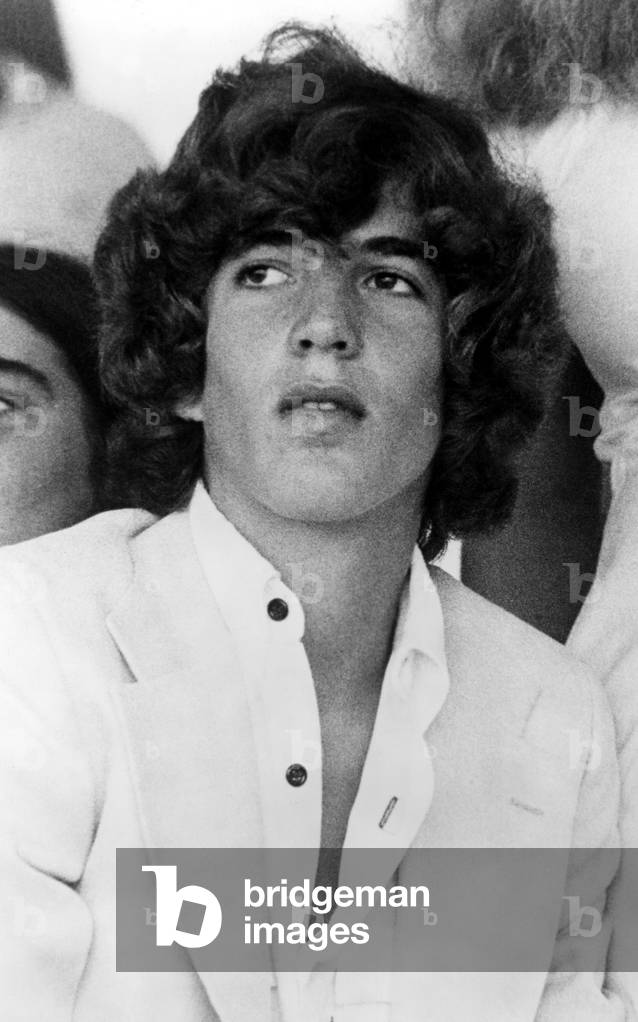 John F. Kennedy Jr., teenage portrait, 9/76