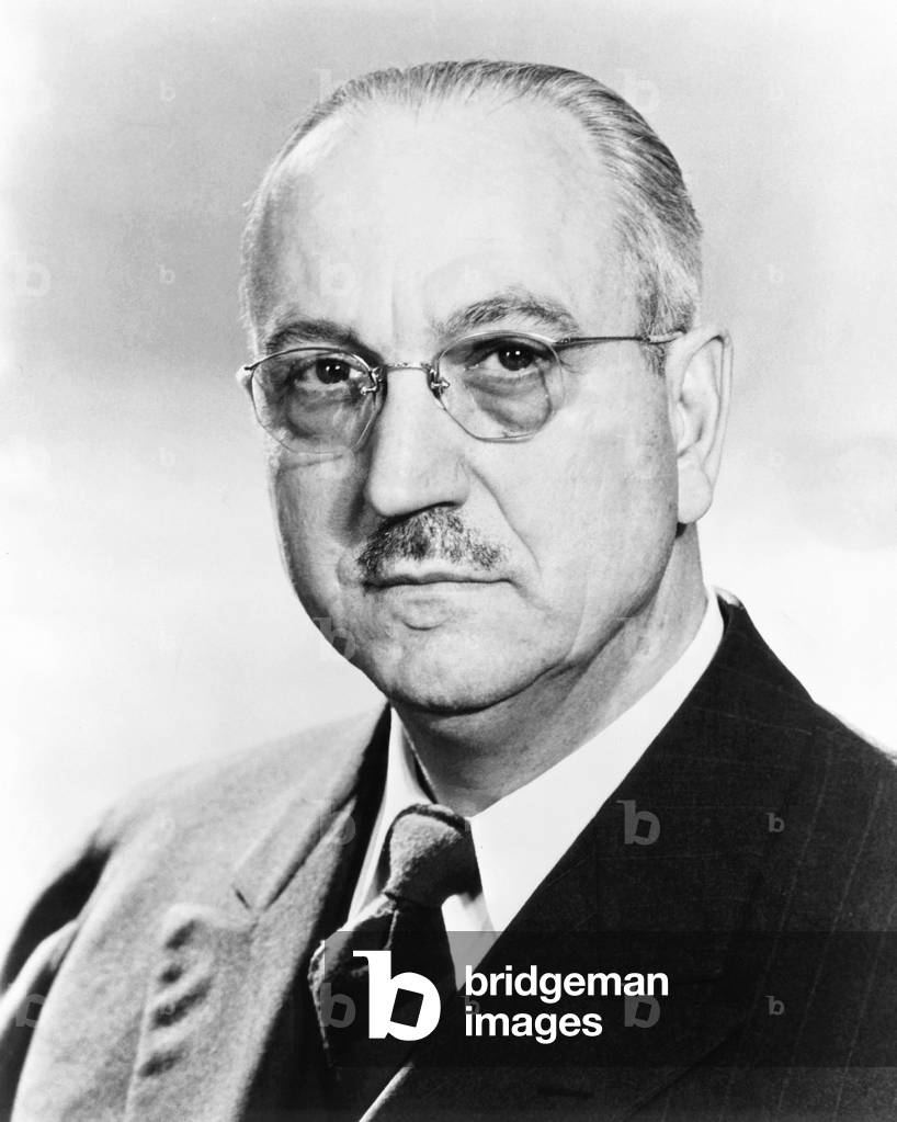 Dr. Carl A. Menninger. c. 1953. He was psychiatrist and a member of the family of psychiatrists that founded the Menninger Clinic in Topeka, Kansas