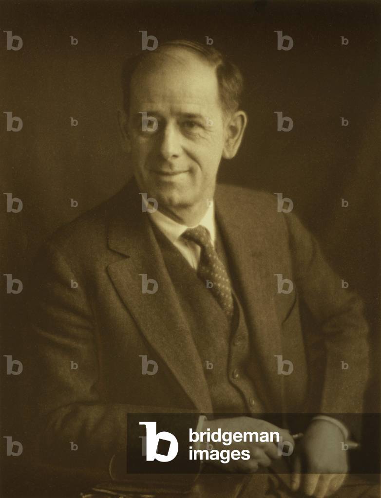 Clarence White (1871-1934), American pictorialist photographer, in 1920 portrait by Doris Ulmann