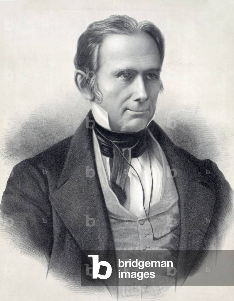 Henry Clay (1777-1852). Commemorative portrait of the great American Whig politician