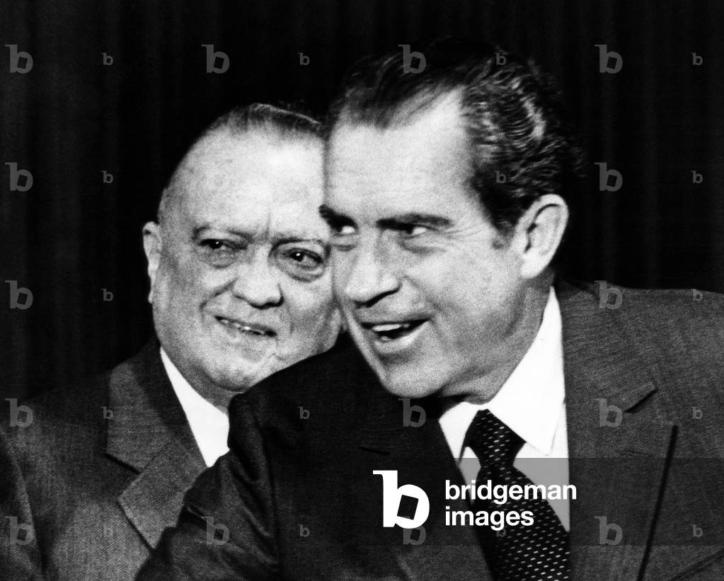 J. Edgar Hoover with President Richard M. Nixon, June 30, 1971.