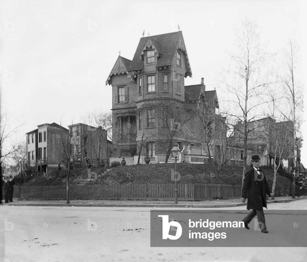 Quaint Victorian house on Maryland Avenue in Washington, D.C. in 1919