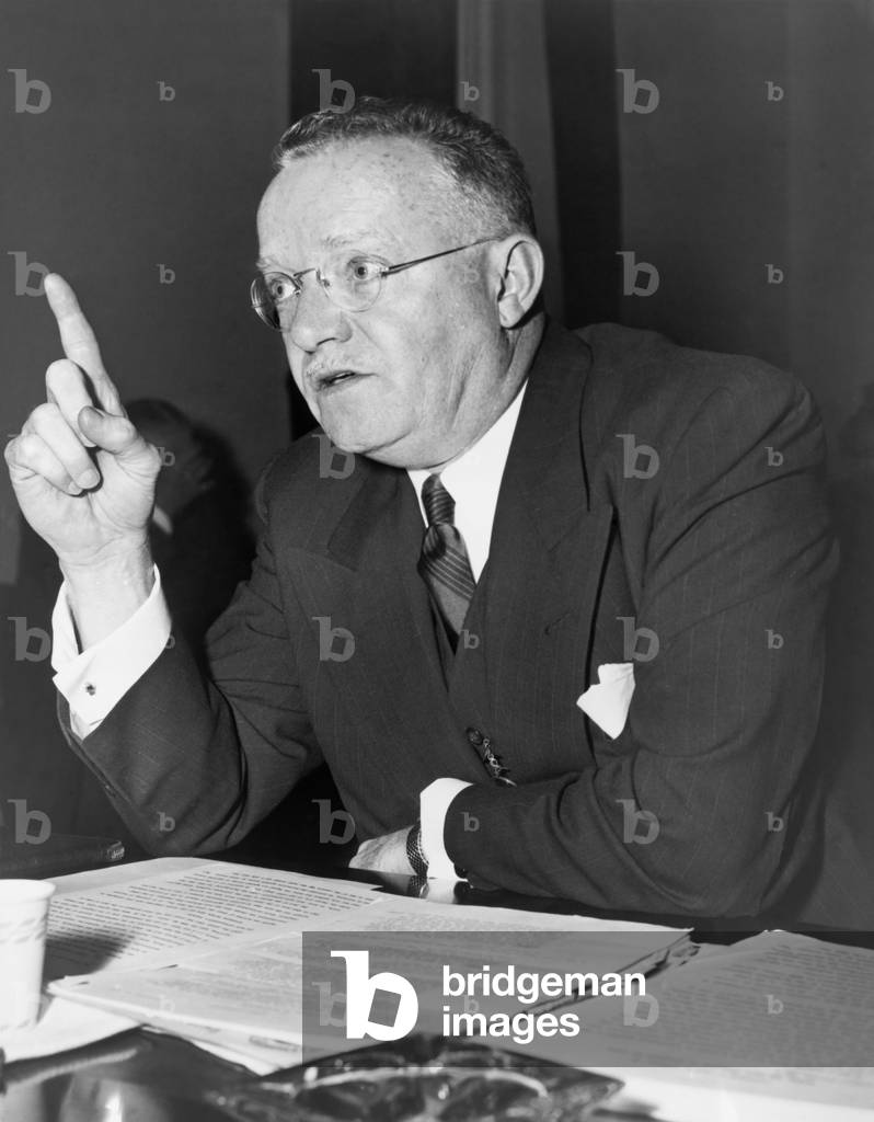 Fred A. Hartley, was the 10 term New Jersey Congressman who co-sponsored Taft-Hartley Act in 1947. The Labor Management Relations Act of 1947 was passed over Truman's Veto and was vehemently opposed by labor leaders.