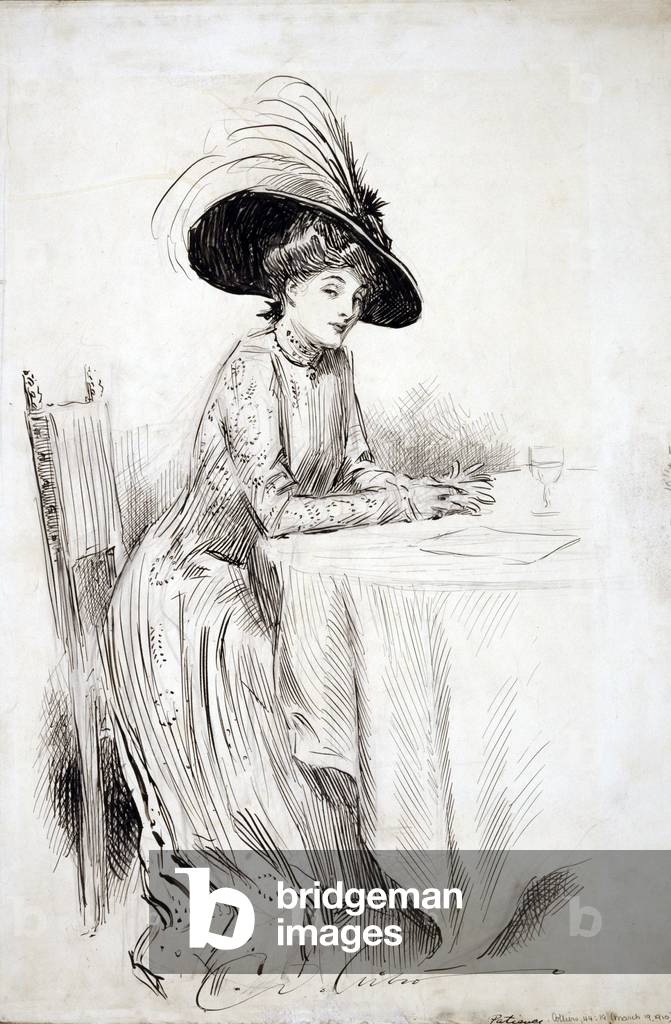 1910 drawing by Charles Dana Gibson (1867-1944), 