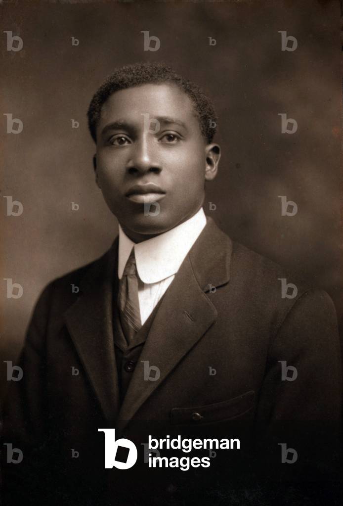 Nathaniel R. Dett (1882-1943), African American composer and choral director, best known for his numerous arrangements of folksongs and spirituals, written for the nationally admired, Hampton Institute Choir. c. 1915