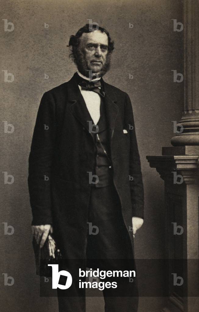 Samuel Francis Du Pont 1803-1865 member of the Du Pont family of Delaware served in the Mexican-American War and the Civil War reaching the rank of Rear Admiral. 1850 ca