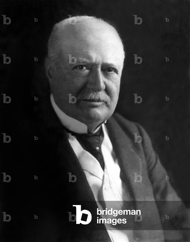 Samuel P. Colt, chairman of the board of directyors of the United States Rubber Company. Undated portrait.