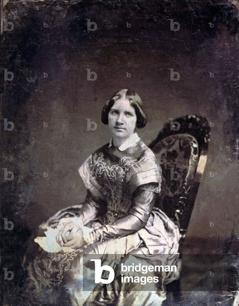 Jenny Lind (1820-1887), Swedish opera singer, left the opera stage to perform concerts and oratorios. Her 1850 tour of the United States, promoted by P.T. Barnum, was widely attended and celebrated. 1850 portrait by Mathew Brady