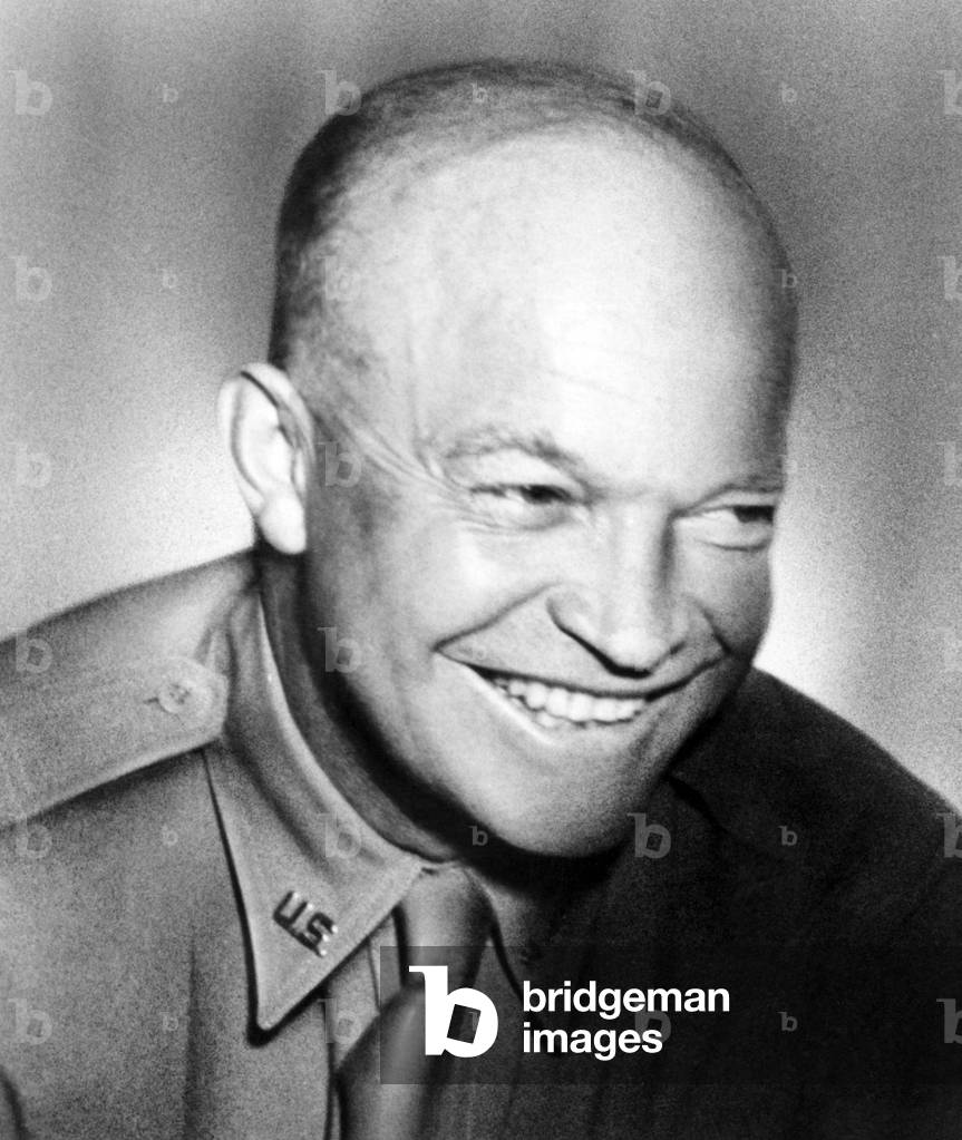 General Dwight Eisenhower, Supreme Commander, Allied Forces during World War II. 1943-45