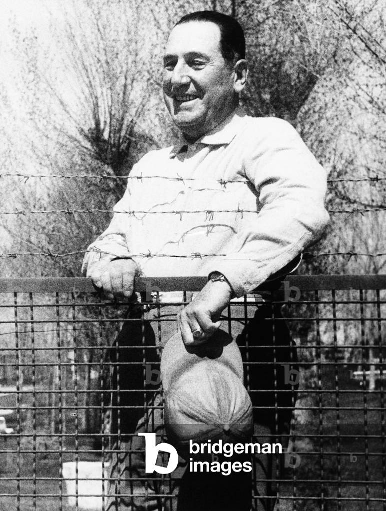 Former Argentine President, Juan Domingo Peron in exile in Madrid, Spain. Peron has an estate on the outskirts of Madrid, April 13, 1963. Under the protection of Francisco Franco he continued to influence and attempt to return to Argentine politics.