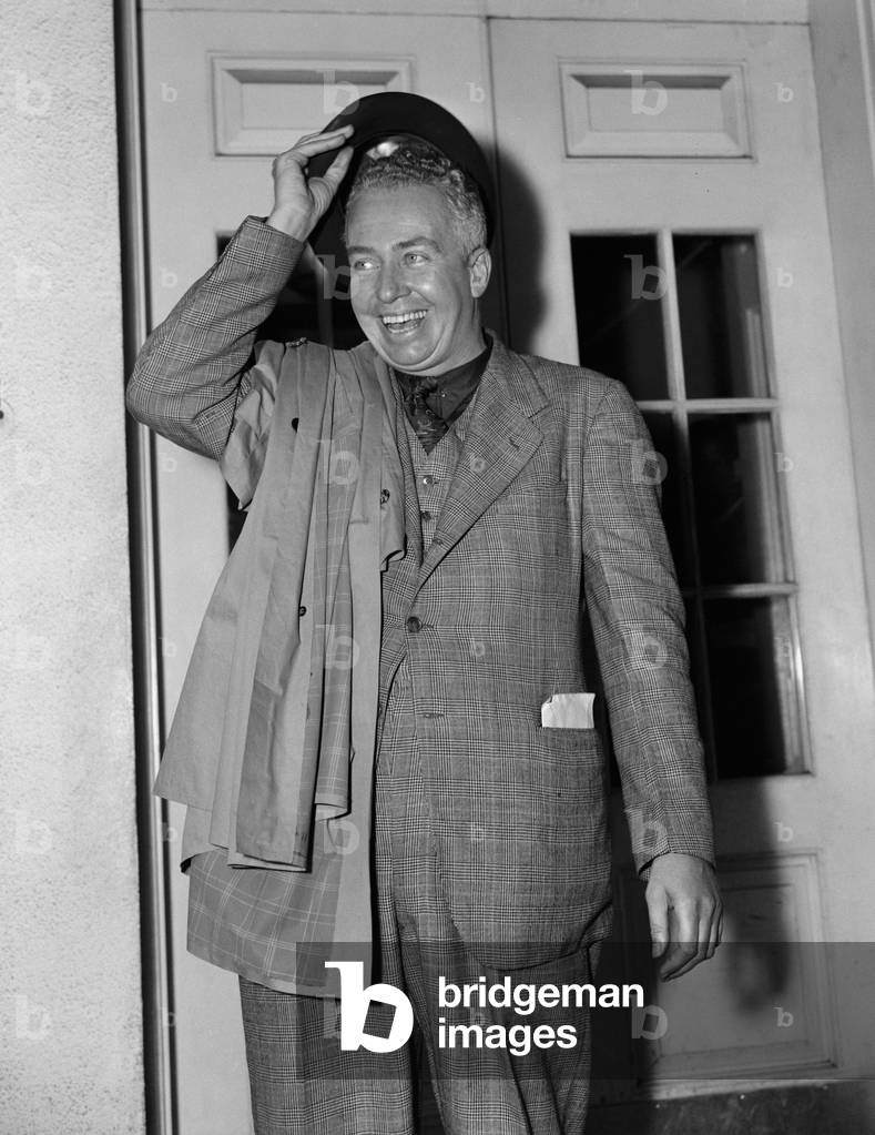 Cornelius Vanderbilt III, leaving the White House, Sept 1, 1939. The former publisher and author had recently returned from Europe on the verge of WW2