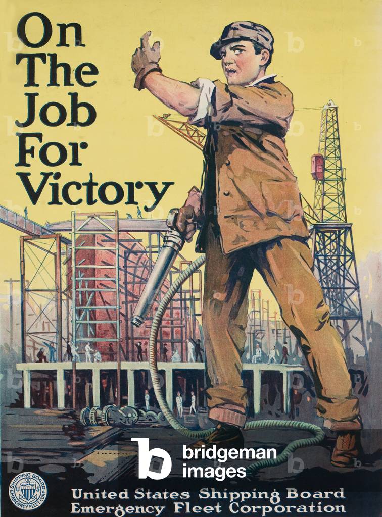 On The Job For Victory, 1917 (poster)