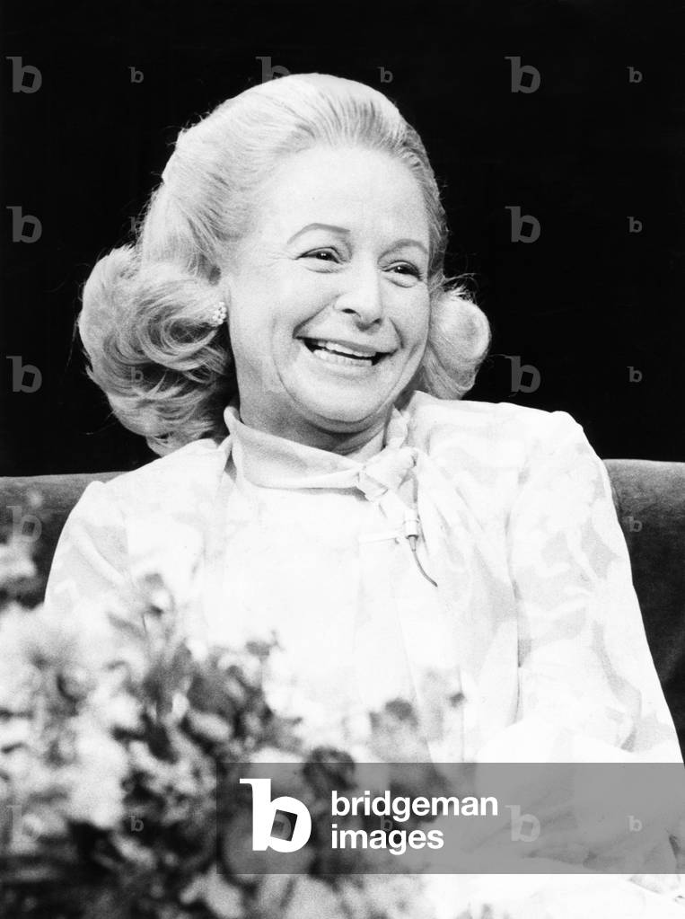 Martha Mitchell as she appeared on Tom Snyder's NBC TV's TOMORROW show. May 1, 1974. Always quotably indiscreet, she said, Nixon's 'impeachment would be an excellent thing' and that 'it may be part of the White House deal with (John Mitchell) that he will leave me.' The Mitchells had been separated since Sept. 1973 and John Mitchell maintained custody of their daughter