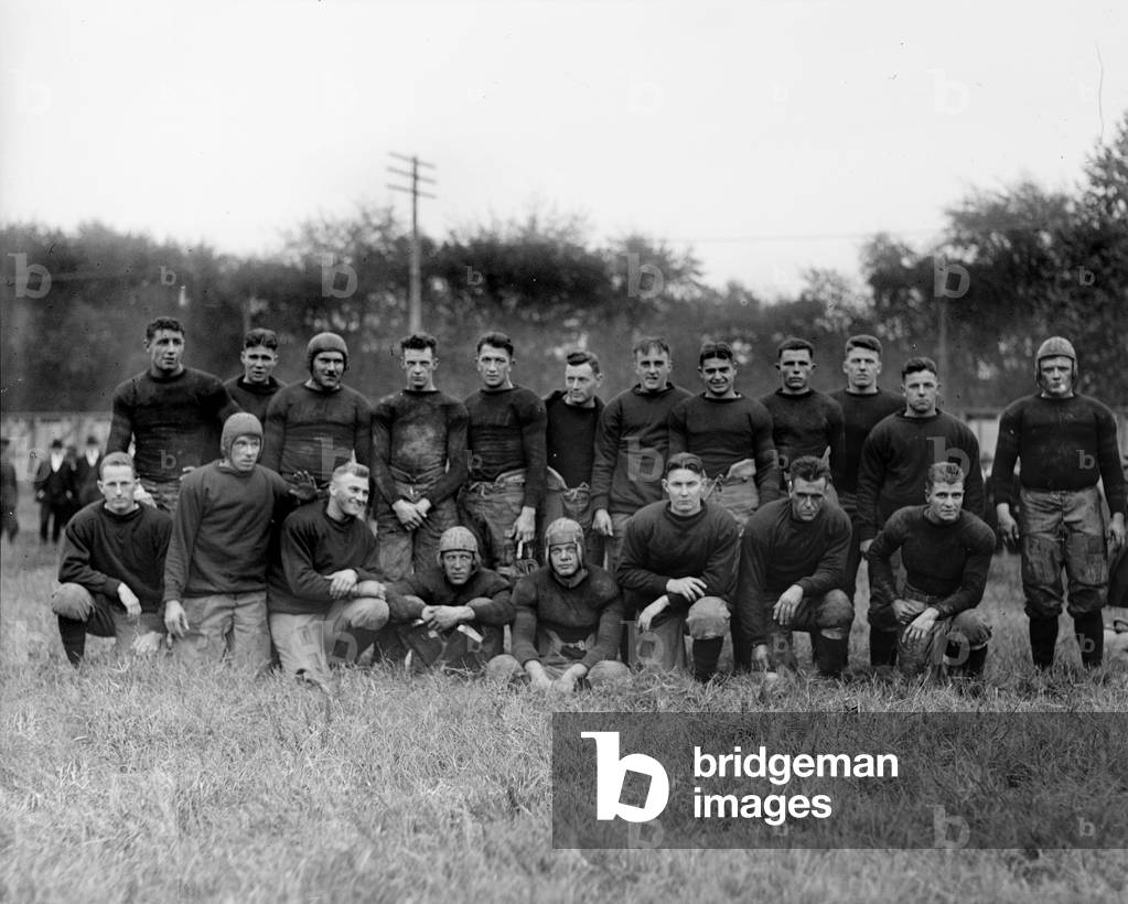 Football, Massachusetts State football team, c.1919