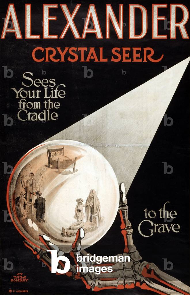Alexander Crystal Seer, Sees Your Life from the Cradle to the Grave, c.1910 (poster)