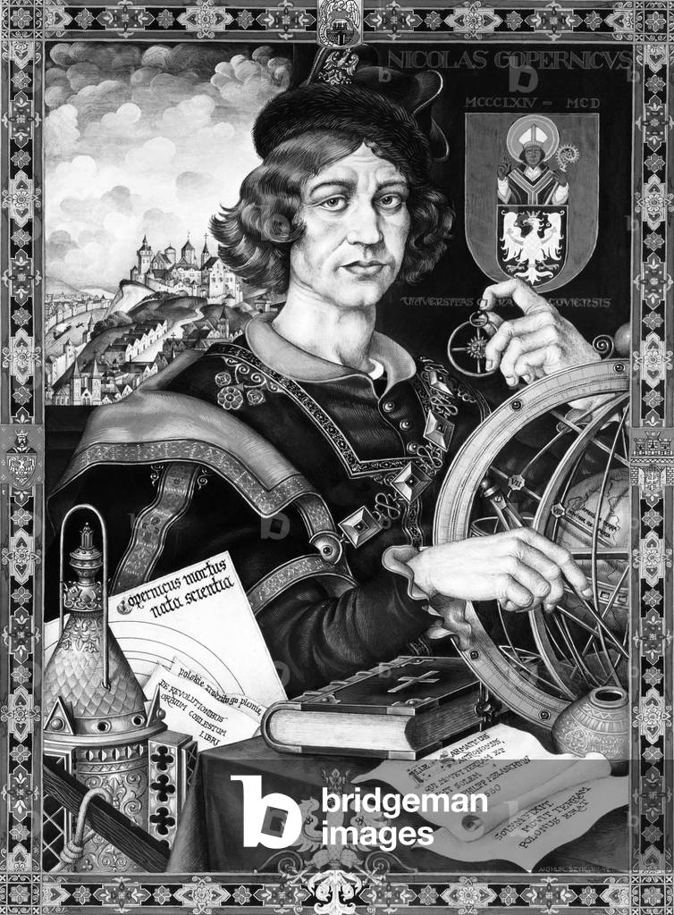 Polish astronomer Nicholas Copernicus, 1543 AD