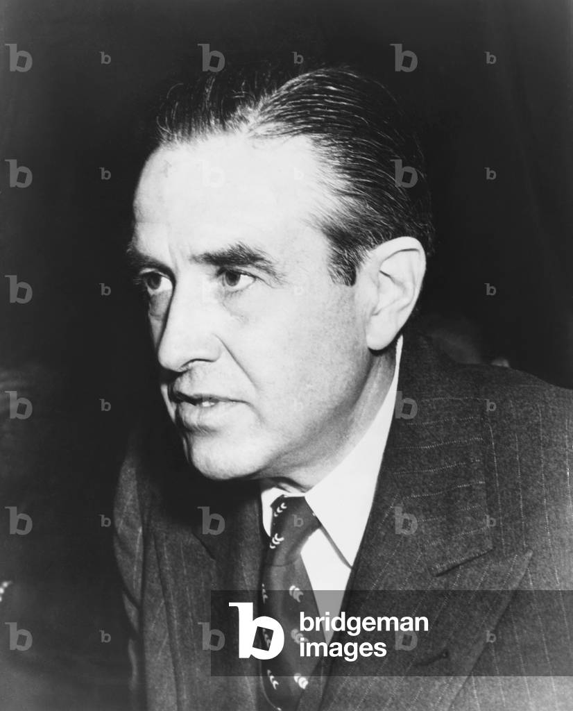 W. Averill Harriman in 1949. During the 1940s he was an essential diplomat serving as Ambassador to Russia and Britain, and as U. S. Marshall Plan Coordinator