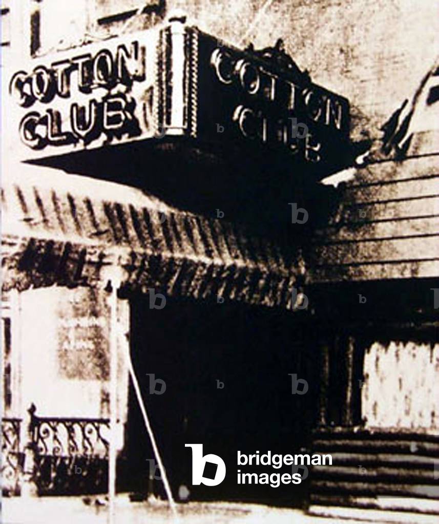 COTTON CLUB, exterior of the New York City nightclub, c.1940's